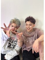 メンズサロン キング 梅田店(Men’s salon K!ng)&nbsp;波巻きツイストスパイラルパーマ/フェザーパーマ/眉毛/メンズ