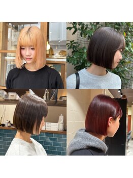 ゼロヨンハチ(048)の写真/《浜町/思案橋》ボブスタイルと言えば[０４８]!!飽きたらエクステで一気にロングにイメチェンできる！