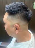 スパイキーショート/スペインカール<理容室>[メンズ/床屋/神田]