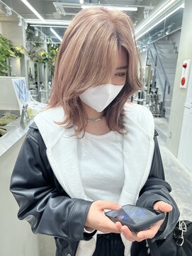 天神美容室 【KASUMI天神美容室】ハイトーン×海外レイヤー