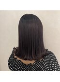 【&ONE 自由が丘】ラベンダーグレー × 切りっぱなしスタイル