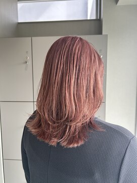 エイト 沖縄豊崎店(EIGHT toyosaki) 【EIGHT 豊崎】お客様スタイル_［ピンクベージュ］