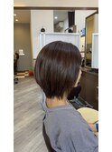 髪質改善トリートメントミディアムショートヘア
