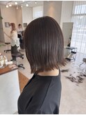 切りっぱなしボブ