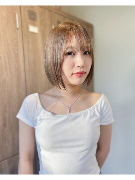 アンリー(Anree) 20代30代40代『切りっぱなしボブ』