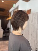 伸ばしかけショートウルフ