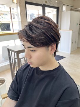 エメヘアデザイン ルイス(Aimer Hair Design Lewis) 毛流れニュアンスパーマ/メンズパーマ/弘前市