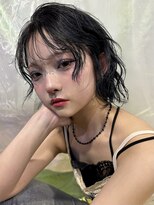 メイカ(MEIKA)&nbsp;【 ボブ × ニュアンスパーマ × ダークグレー 】 浅野美紀