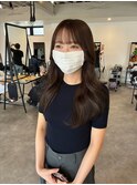 20代30代大人可愛いマットブラウン