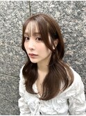 【顔周り小顔カット】池袋 髪質改善 酸性ストレート