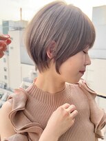 アイドットプラス 札幌大通り(i.+ODORI)&nbsp;前髪小顔ニュアンスカラー大人ショートボブヘア20代30代40代