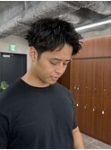 メンズスパイキーショートメンズパーマ