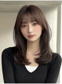 アッシュブラウンミディアムレイヤー