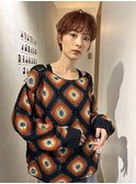 黒髪/クラゲヘアー/オリーブグレー/小顔/ココアベージュ/田町