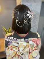 ララ(LalA)&nbsp;ボブアレンジ 華やか水引き