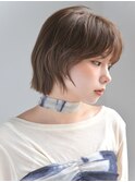 レイヤーショート・ボブ/前髪あり/絶壁解消/20代/30代