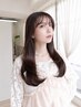 【汗ばむ季節のヘアケア】カット+プロケアカラー+プレミアム美髪ストレート