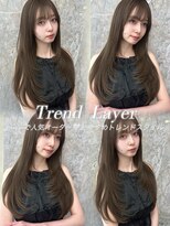 ラビス クローバー(Lovis clover)&nbsp;透明感カラー/レイヤーカット/ブリーチなしダブルカラー/熊谷