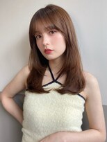 全席個室美容室 Zina津田沼 髪質改善/縮毛矯正【ジーナ】&nbsp;髪質改善　ベージュカラーレイヤーロング　美髪【Zina 津田沼】