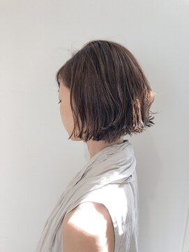 エイトセカンド 新宿三丁目店(EIGHT second) 【EIGHT second】牧瀬＿サファリベージュ×ハンサムボブ２