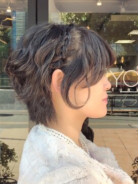 ショート 結婚式 L021179430 ヘア クチュール ミヨ Hair Couture