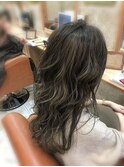 ロングレイヤーダークグレーハイライト☆