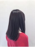 ラベンダーブラウンのうるツヤ愛されストレート☆ 