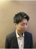 ツーブロック前上げすっきりスタイル!/田町/三田/理容室/床屋/