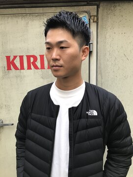 トッカ ヘアアンドトリートメント 仙台店(tocca) 【星篤志】バーバーマッシュヘアナチュラルパーマアップバング