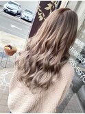 #プルエクステ#グラデーション#ロング#ハイトーン