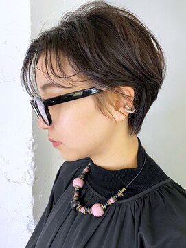 アイティー バイ アルバム 中野店(IT by ALBUM) ハンサムショート_くびれミディイヤリングカラー_ba317471