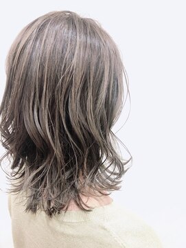 ラプチャー(RAPTURE) 30代40代50代ウィービングコントラストグレージュ斜めバング