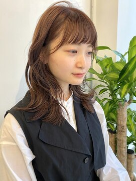 ネス(ness) 【マロンピンク】と【顔まわりレイヤー】