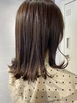 シェル 吉祥寺(shell)&nbsp;大人可愛い_外ハネミディ♪_フォギーベージュ