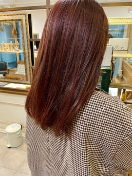 ネオリーブカップ 町田店(Neolive capu) 暖色カラー ＊ ボルドーカラー【艶カラー/ロング】