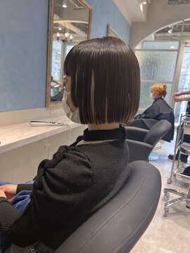 アソビ 表参道(ASOBI) 前下がりボブ　インナーカラー　ブリーチなし