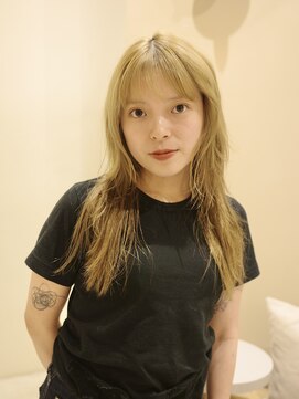 ネロ ヘアサロン ネイビー 渋谷(NERO HAIRSALON NAVY) 【赤津美奈】レイヤーカット　ロング　ブリーチ