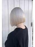 ボブ×ホワイトシルバー