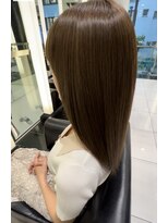 エアー 銀座タワー(AIR)&nbsp;ツヤ髪スタイル/くすみカラー/美髪/ケアカラー　【榛葉】