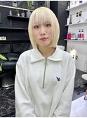 韓国風《ブロンド》ハイトーン/ケアブリーチ/ダブルカラー