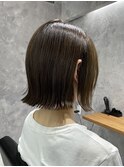 切りっぱなしボブ