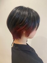 ニシオギ ヴォイス 西荻窪店(nishiogi voice) 大人かわいいインナーカラー×くびれヘア イケメンショート