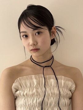 ノク 渋谷(nok) カチモリヘア_暗めカラーグランマッシュデザインカラー