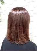 ツヤツヤブラウン系ボブ