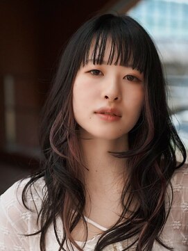 メロン 恵比寿(MERON) 佐野]インナーカラー×顔周りレイヤー[20代30代40代][恵比寿］