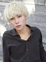 エイト メン 渋谷店(EIGHT MEN)&nbsp;ホワイトブロンド【ウルフ/ハイトーン/ウルフ/メンズカット】