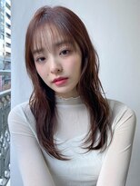 エトラ 渋谷店(etora)&nbsp;前髪 ウェーブミディアム メルティーカラー 似合わせカット"