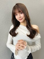 シーク 天神(SEEK)&nbsp;松尾菫菜/レイヤーカット/韓国ヘア/ベージュカラー