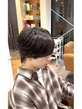 シアン(cyan) フェザーショート/フェザーパーマ