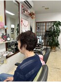 30代40代50代ショートボブショートカットウルフレイヤー朝楽